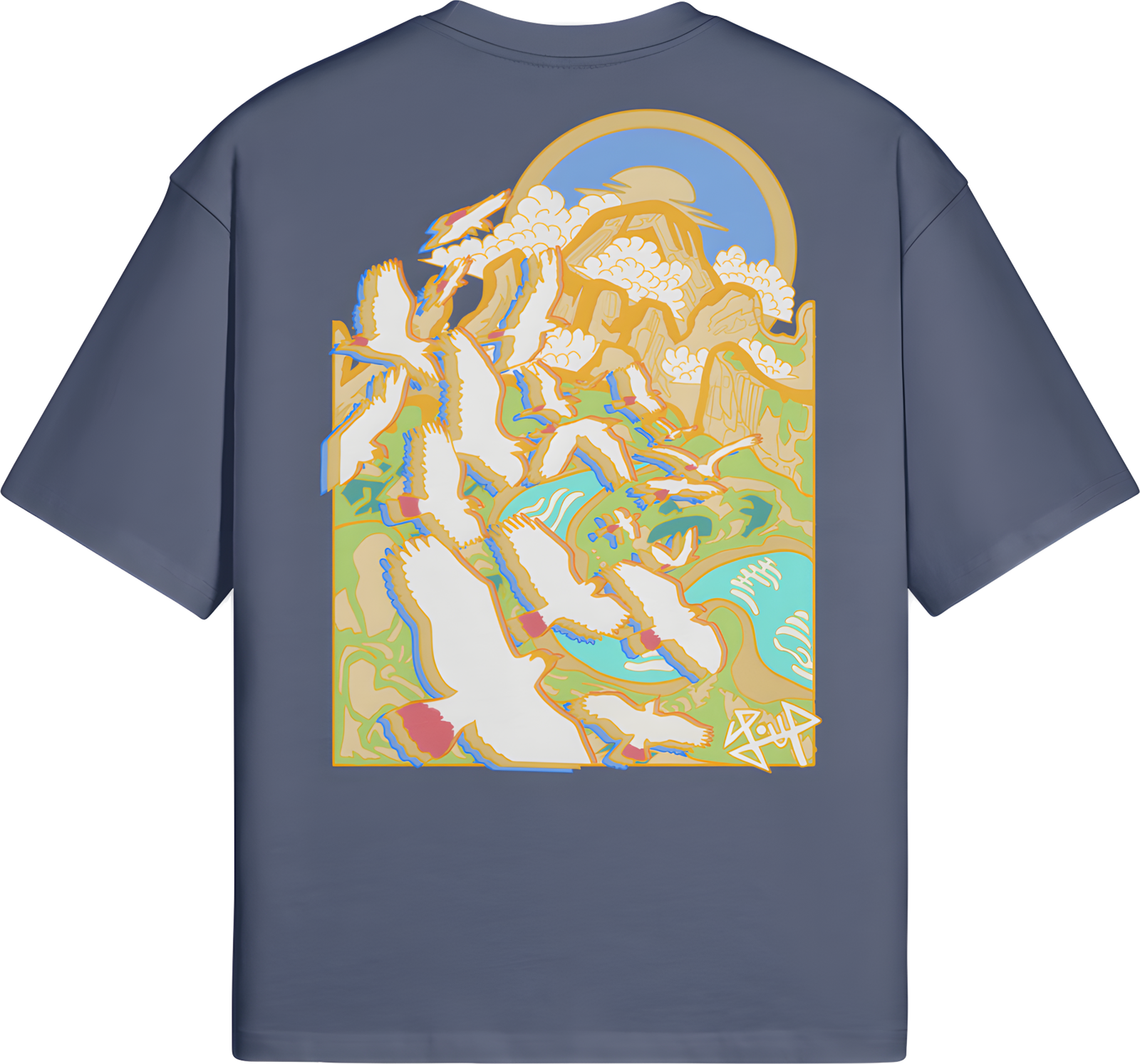 Hidden Hills – Tshirt Boxy – Basic